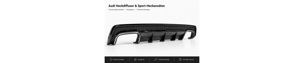 Audi Heckdiffusor & Sport-Heckansätze