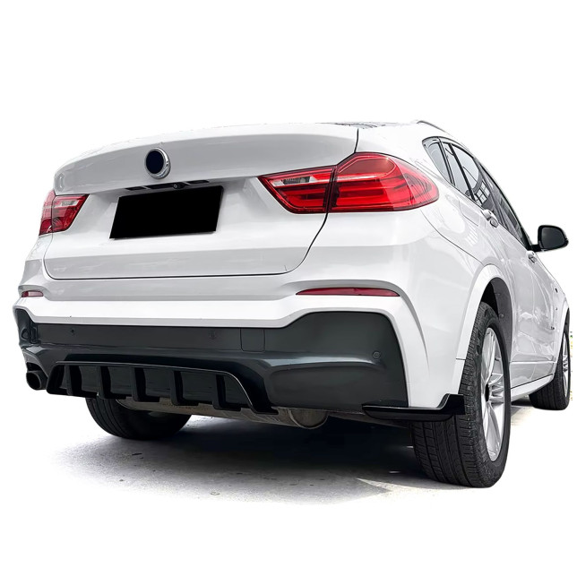 Heckdiffusor BMW X4 F26 Schwarz Glanz