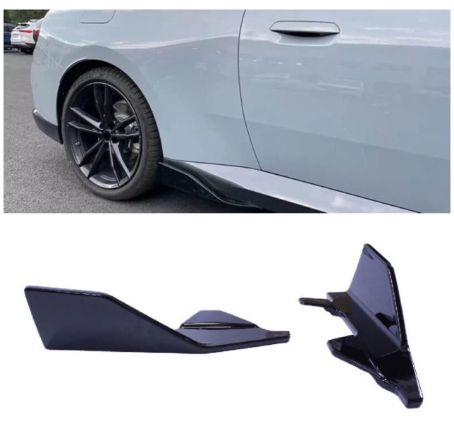 Seitenschweller Flaps BMW 2er G42 Coupe Schwarz Glanz