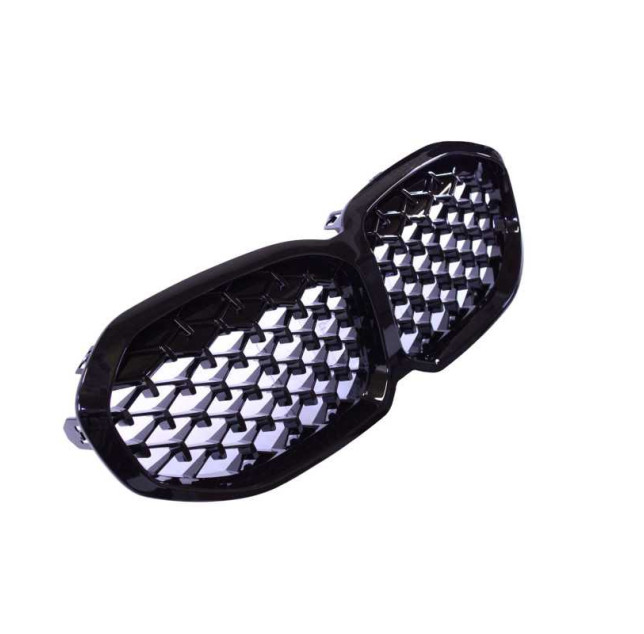 Nieren Grill Kühlergrill BMW 1er F40 F41 Diamant Schwarz Glanz