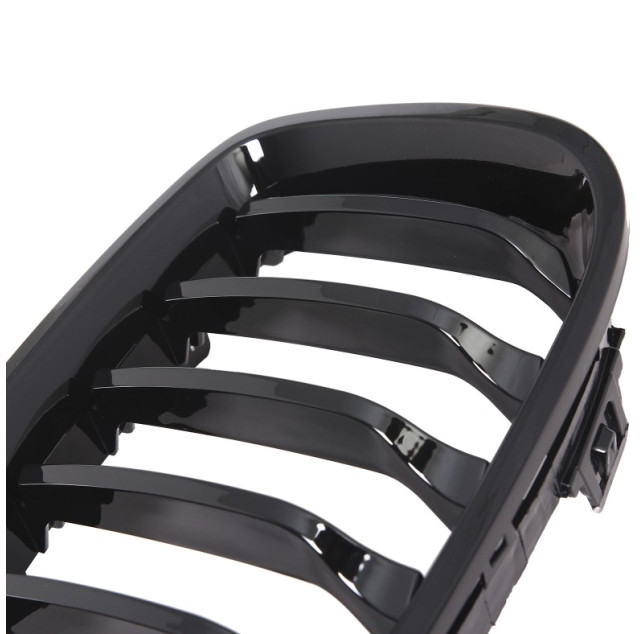 Nieren Grill Kühlergrill Bmw 4er F32 F33 F36 F80 F82 F83 F84 Schwarz Glanz