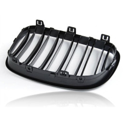 Nieren Grill Kühlergrill BMW 1er E81 E82 E87 E88 LCI Schwarz