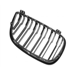 Nieren Kühlergrill Set für BMW 1er (E81, E87)  LCI M Paket – Schwarz Glänzend