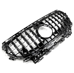 Nieren Grill Kühlergrill Mercedes E Klasse W214 S214 AMG Line Schwarz Glanz