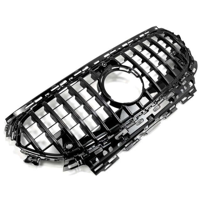 Nieren Grill Kühlergrill Mercedes E Klasse W214 S214 AMG Line Schwarz Glanz