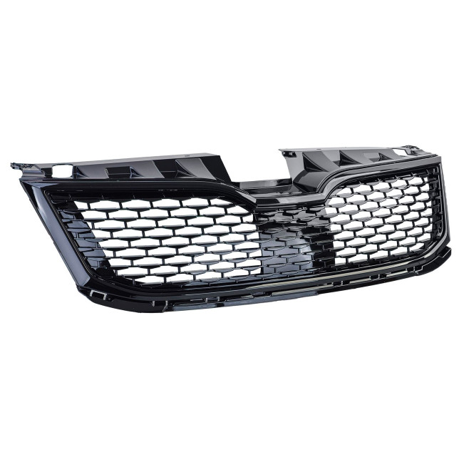 Nieren Grill Kühlergrill Skoda Octavia 5E Facelift Schwarz Glanz