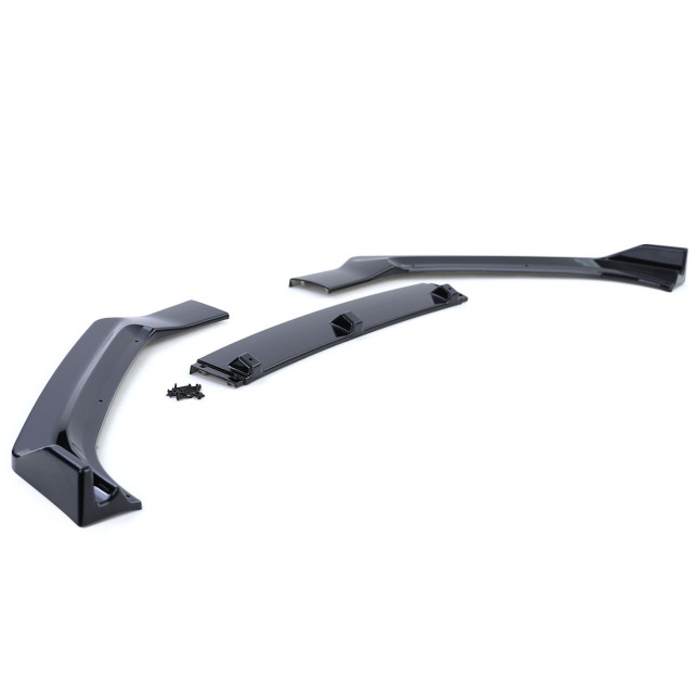 Frontspoiler Frontlippe Audi A4 B9 8W Schwarz Glanz