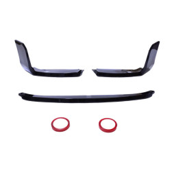 Frontspoiler Frontflaps Set M-Performance Look BMW M2 (G87) – Schwarz Glänzend