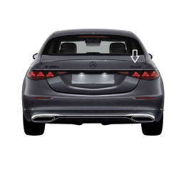Mercedes-AMG 4 Matic Emblem Schriftzug Heckklappe Schwarz Glanz
