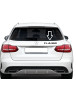 Mercedes-AMG CLA 180 (W117, W118, C117, C118)  Emblem Schriftzug Heckklappe Schwarz Glanz
