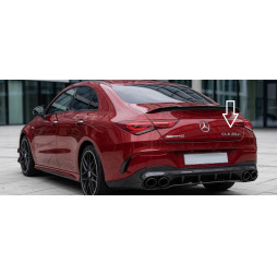 CLA45s Emblem Mercedes Benz  CLA45S Chrom / Schwarz
