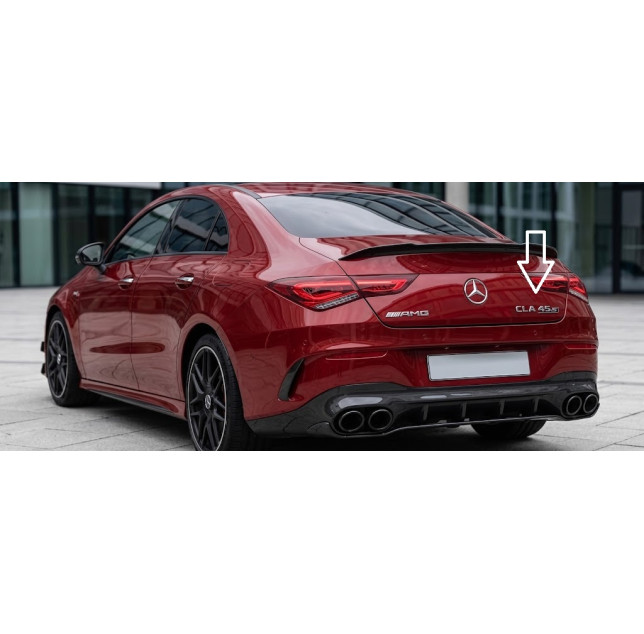 CLA45s Emblem Mercedes Benz  CLA45S Chrom / Schwarz – Ersatzteil kaufen