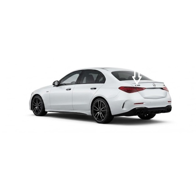 Mercedes-AMG CLA 45 (W117, W118, C117, C118)  Emblem Schriftzug Heckklappe Schwarz Glanz – Ersatzteil kaufen