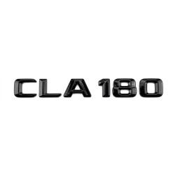Mercedes-AMG CLA 180 (W117, W118, C117, C118)  Emblem Schriftzug Heckklappe Schwarz Glanz
