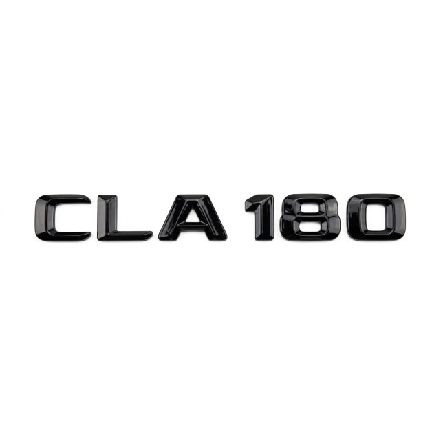 Mercedes-AMG CLA 180 (W117, W118, C117, C118)  Emblem Schriftzug Heckklappe Schwarz Glanz – Autoersatzteil kaufen