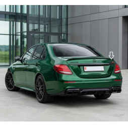 E 63 S Schriftzug Emblem für Mercedes-AMG E-Klasse Schwarz / Rot