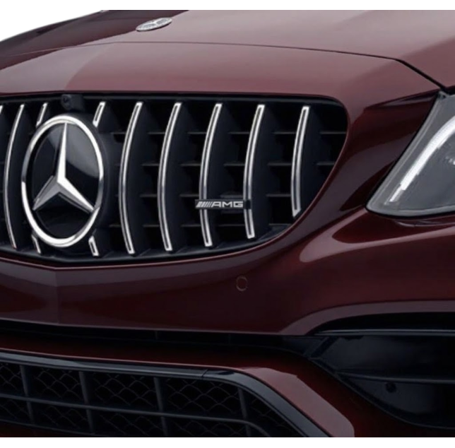 Mercedes-AMG Frontgrill Emblem Kühlergrill Schwarz Chrom Mercedes-AMG Frontgrill Emblem Kühlergrill Schwarz Chrom – Ersatzteil kaufen