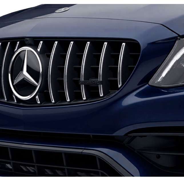 Mercedes-AMG Frontgrill Emblem Kühlergrill Schwarz Glänzend – Ersatzteil kaufen
