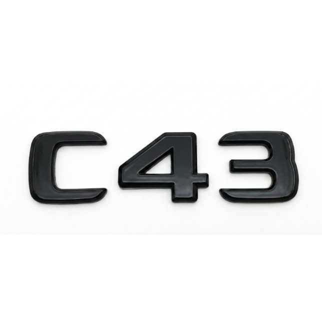 Mercedes-AMG C43 W203, W204, W205 Emblem Schriftzug Heckklappe Schwarz