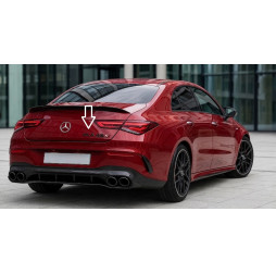 CLA45s Emblem Mercedes Benz  CLA45S Schwarz / Rot