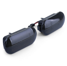 Seitenblinker Set Ford Focus 2 Fusion Fiesta 5 Schwarz LED Lightbar