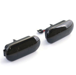Seitenblinker Set Ford Focus C-Max Galaxy Skoda Citigo Schwarz LED Lightbar