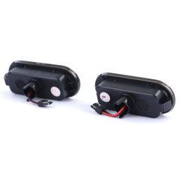 Seitenblinker Set Ford Focus C-Max Galaxy Skoda Citigo Schwarz LED Lightbar